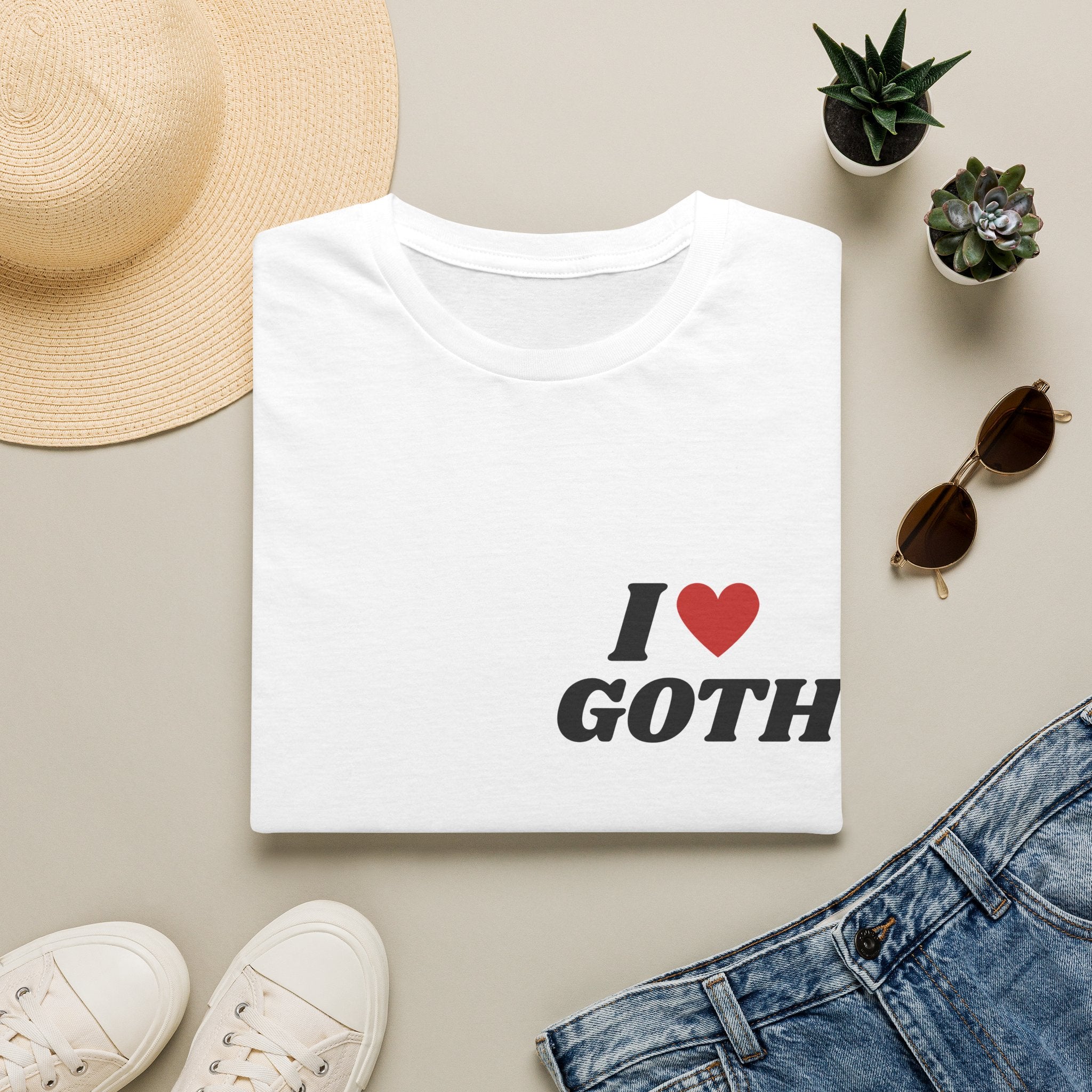 T-Shirt "I love goth"